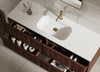 Flinders Black Walnut Wall Hung Vanity 1500mm Single Basin 