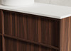 Flinders Black Walnut Wall Hung Vanity 1500mm Single Basin 