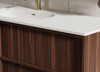 Flinders Black Walnut Wall Hung Vanity 1500mm Single Basin 