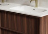 Flinders Black Walnut Wall Hung Vanity 1500mm Double Basin 