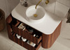 Karijini Black Walnut Wall Hung Vanity 900mm 