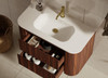 Karijini Black Walnut Wall Hung Vanity 1200mm 