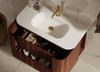 Karijini Black Walnut Wall Hung Vanity 750mm 