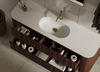 Karijini Black Walnut Wall Hung Vanity 1500mm Single Basin