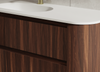 Karijini Black Walnut Wall Hung Vanity 1500mm Single Basin