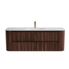 Karijini Black Walnut Wall Hung Vanity 1500mm Single Basin 