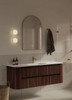 Karijini Black Walnut Wall Hung Vanity 1500mm Single Basin 