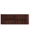 Karijini Black Walnut Wall Hung Vanity 1500mm Double Basin 