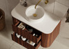 Karijini Black Walnut Wall Hung Vanity 750mm 