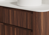 Karijini Black Walnut Wall Hung Vanity 1800mm Double Basin