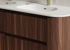 Karijini Black Walnut Wall Hung Vanity 1800mm Double Basin