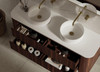 Karijini Black Walnut Wall Hung Vanity 1800mm Double Basin 
