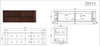 Karijini Black Walnut Wall Hung Vanity 1800mm Double Basin 