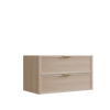 Bayside Washed Oak Wall Hung Vanity 900mm
