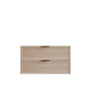 Bayside Washed Oak Wall Hung Vanity 900mm 