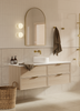 Bayside Washed Oak Wall Hung Vanity 1200mm