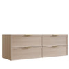 Bayside Washed Oak Wall Hung Vanity 1200mm 