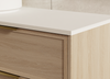 Bayside Washed Oak Wall Hung Vanity 1500mm Single Basin