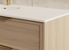 Bayside Washed Oak Wall Hung Vanity 1500mm Double Basin