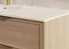 Bayside Washed Oak Wall Hung Vanity 1500mm Double Basin 