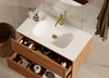 Bayside Century Teak Wall Hung Vanity 750mm 