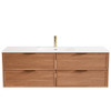 Bayside Century Teak Wall Hung Vanity 1200mm 
