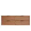 Bayside Century Teak Wall Hung Vanity 1200mm 
