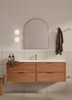 Bayside Century Teak Wall Hung Vanity 1200mm 
