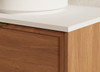 Bayside Century Teak Wall Hung Vanity 1500mm Double Basin 