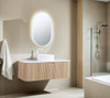 Roma Oak Fluted Wall Hung Vanity 1200mm 
