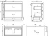 Willow Oak Floor Mount Vanity 900mm