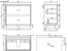 Willow Oak Floor Mount Vanity 900mm 