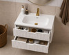 Ida White Wall Hung Vanity 600mm 