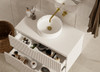 Ida White Wall Hung Vanity 900mm 