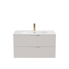 Ida White Wall Hung Vanity 900mm 