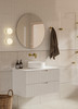 Ida White Wall Hung Vanity 900mm 
