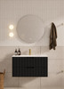 Ida Black Wall Hung Vanity 900mm 