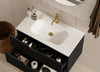 Ida Black Wall Hung Vanity 900mm 