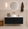 Ida Black Wall Hung Vanity 1200mm 