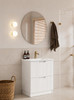 Ida White Floor Vanity 600mm 