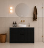 Ida Black Floor Mount Vanity 900mm 
