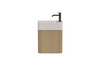 Yallingup - Powder Room Wall Hung American Oak Vanity 