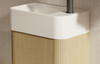 Yallingup - Powder Room Wall Hung American Oak Vanity 