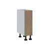 Base Cabinet 250mm with 1 Door in Notaio Walnut Woodmatt Polytec