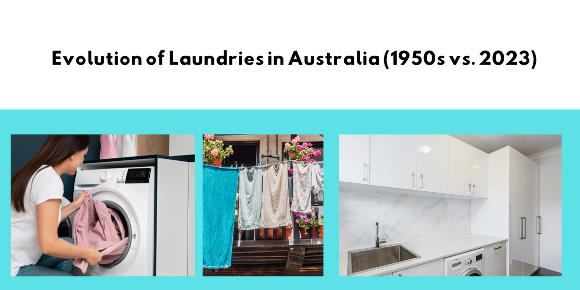 From Washboards to Smart Machines: Evolution of Laundries in Australia (1950s vs. 2023)