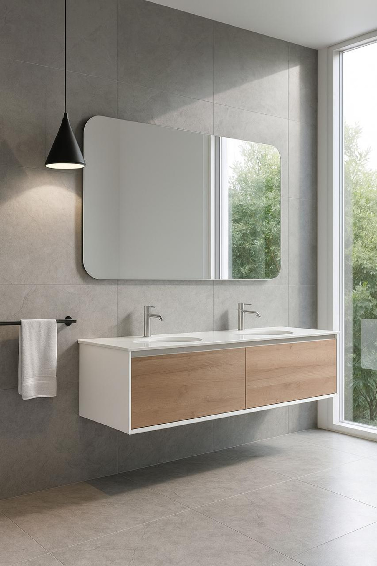 Bella - Vanity Cabinet Wall Hung & Top 1800mm