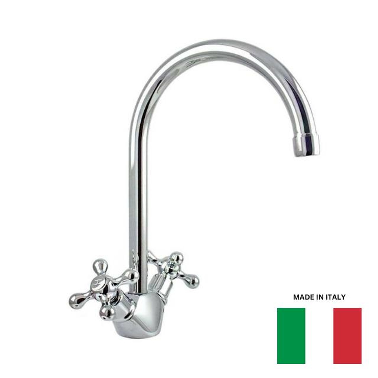 Buy Aquila Gooseneck Twinner Sink Mixer