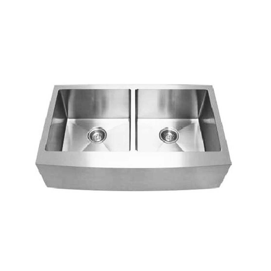Buy Colonial Belfast Double Stainless Steel Sink Curved