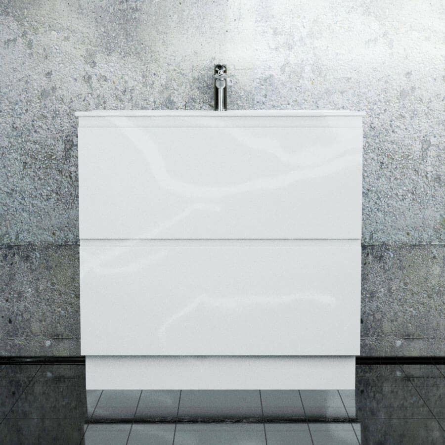 Buy Newport - Floor Mounted Vanity & Top 900mm