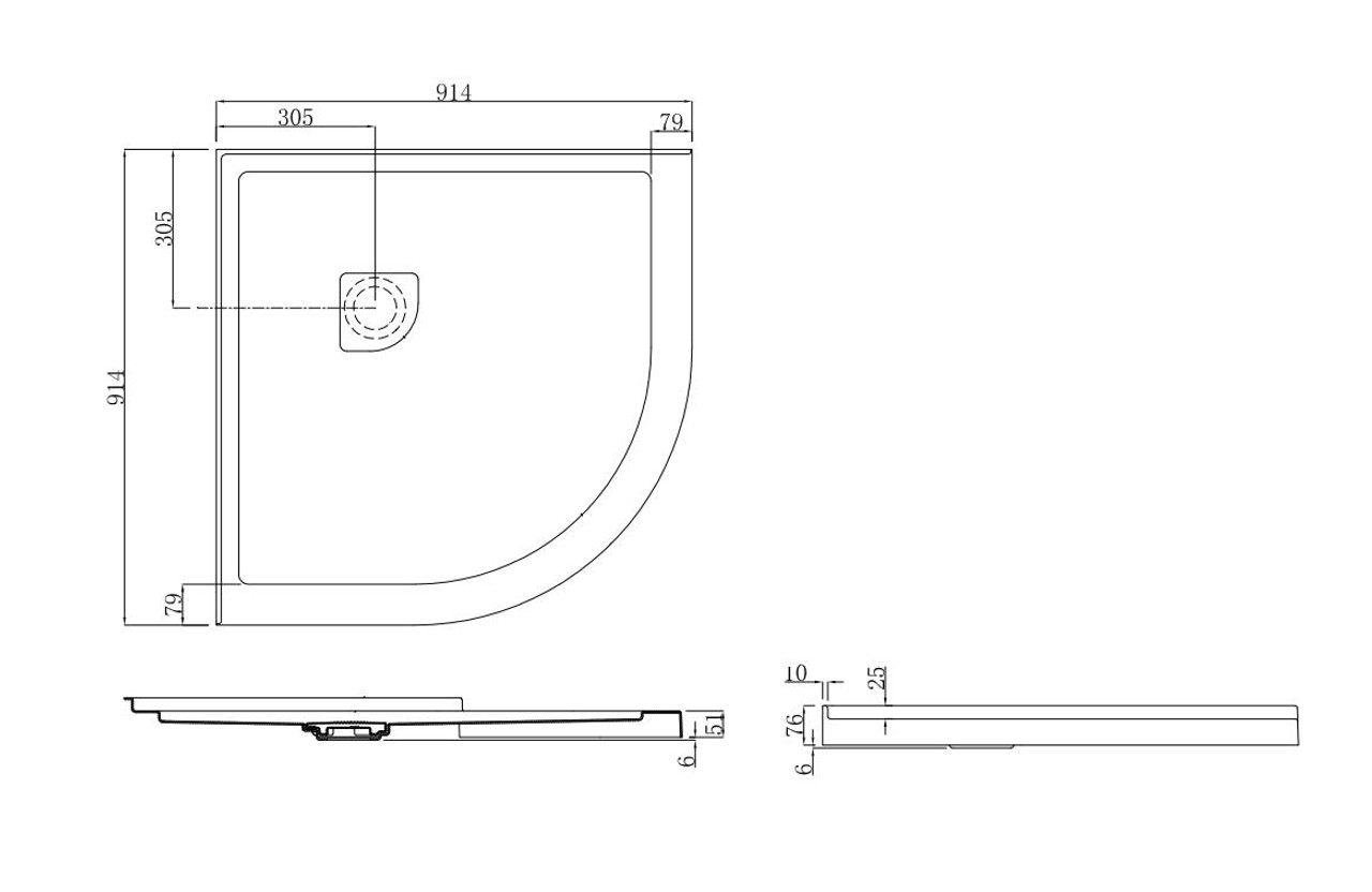 Buy Shower Base Round 914mm buy-shower-base-round-914mm